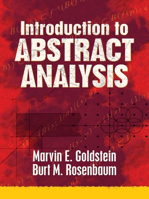cover image of Introduction to Abstract Analysis